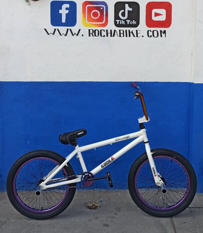 BMX Gorila CA Blanco con Morado