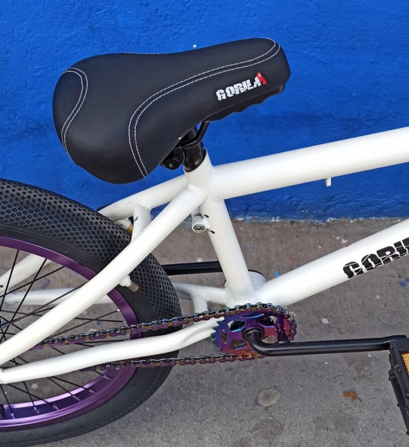 BMX Gorila CA Blanco con Morado - Image 5